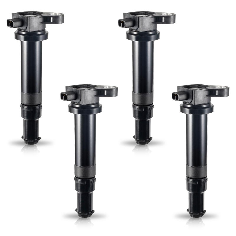 ENA Set of 4 Ignition Coil Pack Compatible with Hyundai Kia Dodge 2006 2007 2008 2009 2010 2011 Accent Rio Rio5 Attitude L4 1.6L Replacement for UF499 C1543 1788290 521841GN10330 273013C000 1AMIC0004 - Image 1